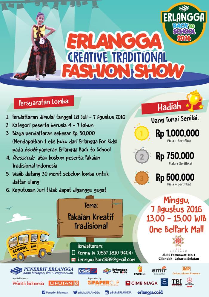 Erlangga Fashion Show Contest 2016